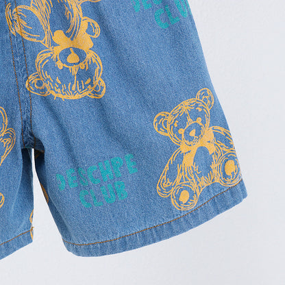 Boys Denim Summer Set