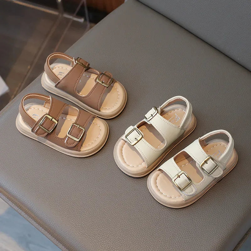 Kids' Summer Sandals – Adjustable Soft Sole Walking Sandals