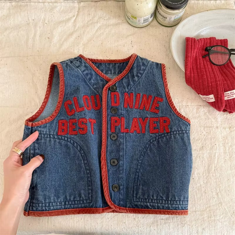 Kids Varsity Style Vest