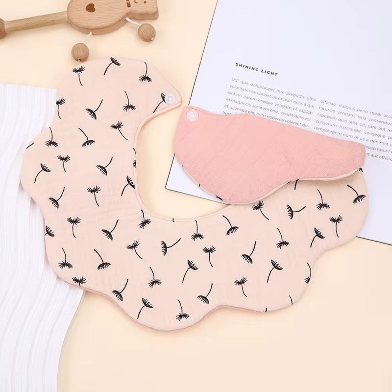 360° Baby Feeding Bib – Soft, Absorbent & Made for Everyday Messes