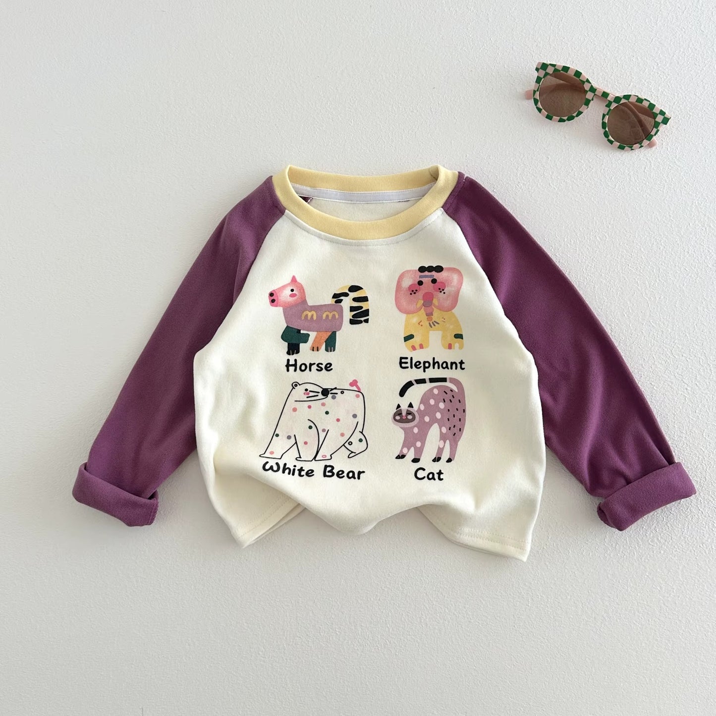 Kids Cartoon Long Sleeve Tee
