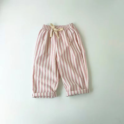 Kids Summer Striped Trousers