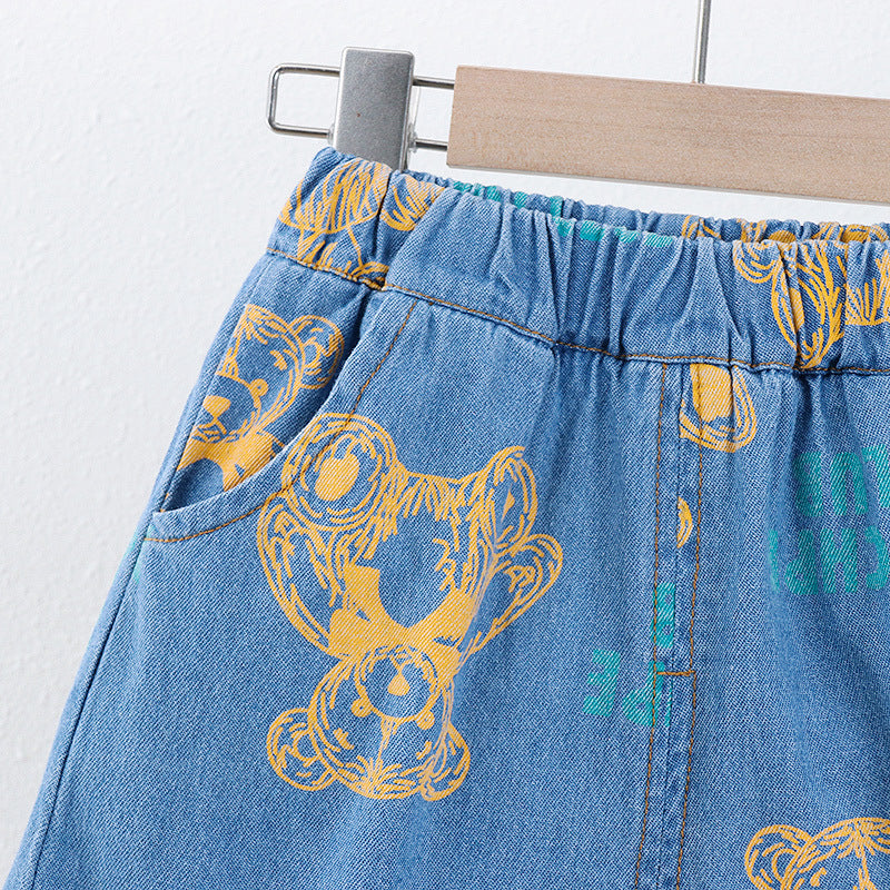 Boys Denim Summer Set