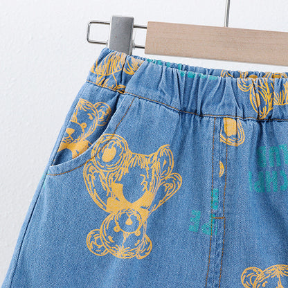 Boys Denim Summer Set
