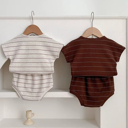 Baby Ribbed Summer Set