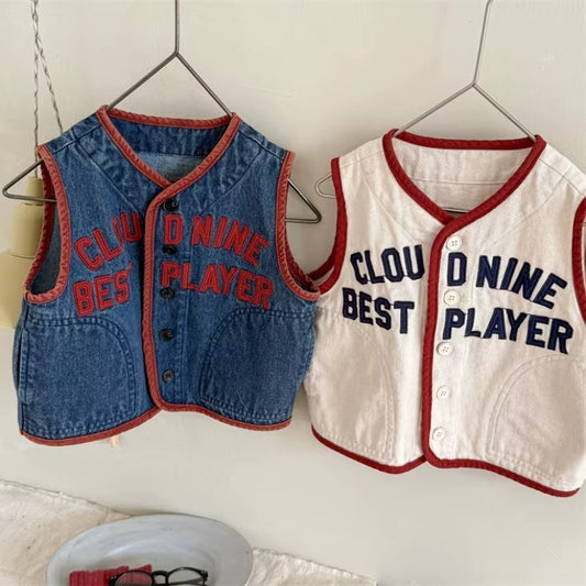 Kids Varsity Style Vest