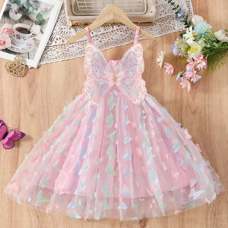 Girls Butterfly Princess Dress – Magical, Twirl-Worthy & Made to Shine