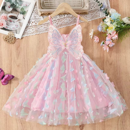 Girls Butterfly Princess Dress – Magical, Twirl-Worthy & Made to Shine