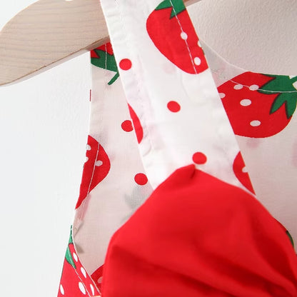 Strawberry Baby Dress & Hat Set – Sweet Summer Outfit