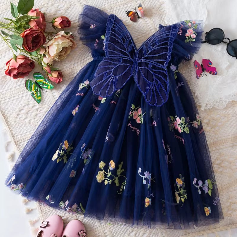 Girls Butterfly Fairy Dress – Elegant, Magical & Made for Special Moments
