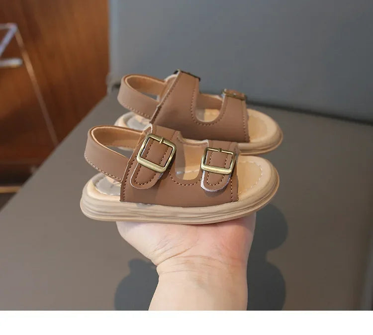 Kids' Summer Sandals – Adjustable Soft Sole Walking Sandals