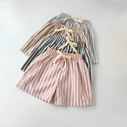 Kids Summer Striped Shorts