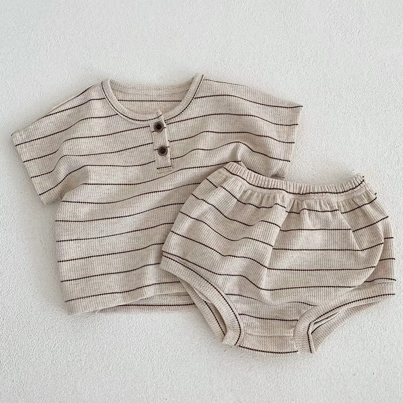 Baby Ribbed Summer Set