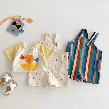 Kids Colorful Summer Overall