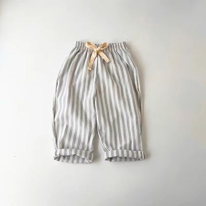 Kids Summer Striped Trousers