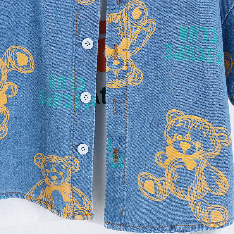 Boys Denim Summer Set