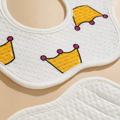 3-Pack Waterproof Baby Bib Set – Soft, Absorbent & Made for Everyday Feeding