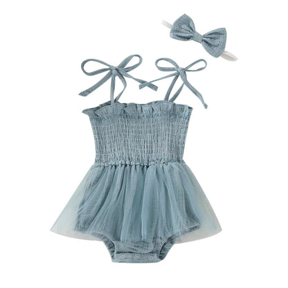 Baby Girl Tutu Romper Dress Set