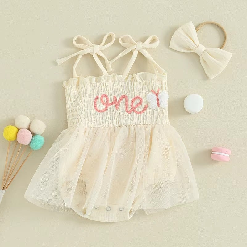 Baby Girl Tutu Romper Dress Set