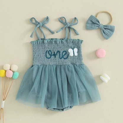 Baby Girl Tutu Romper Dress Set