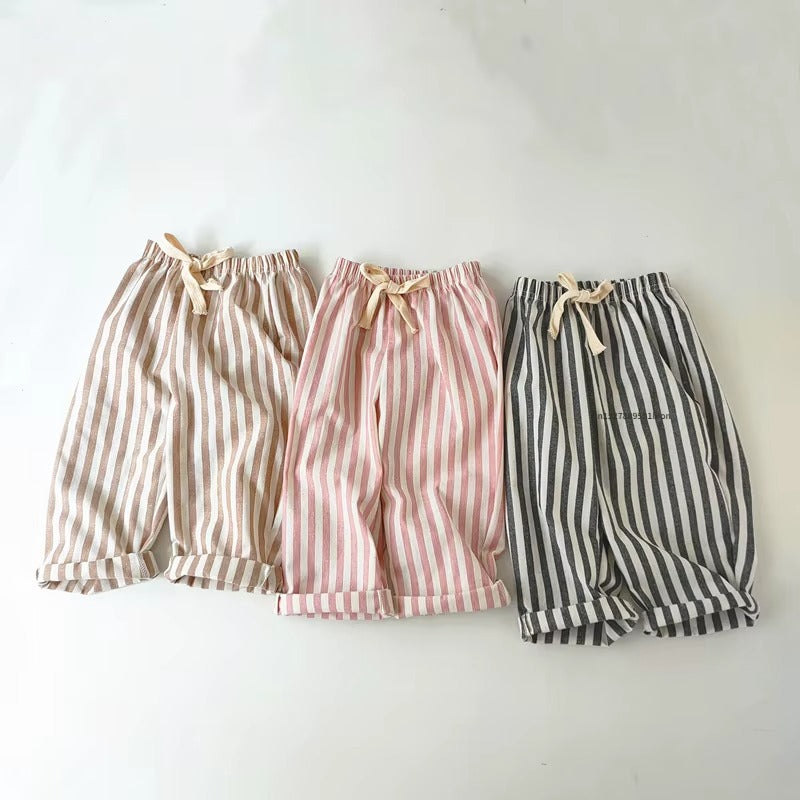 Kids Summer Striped Trousers