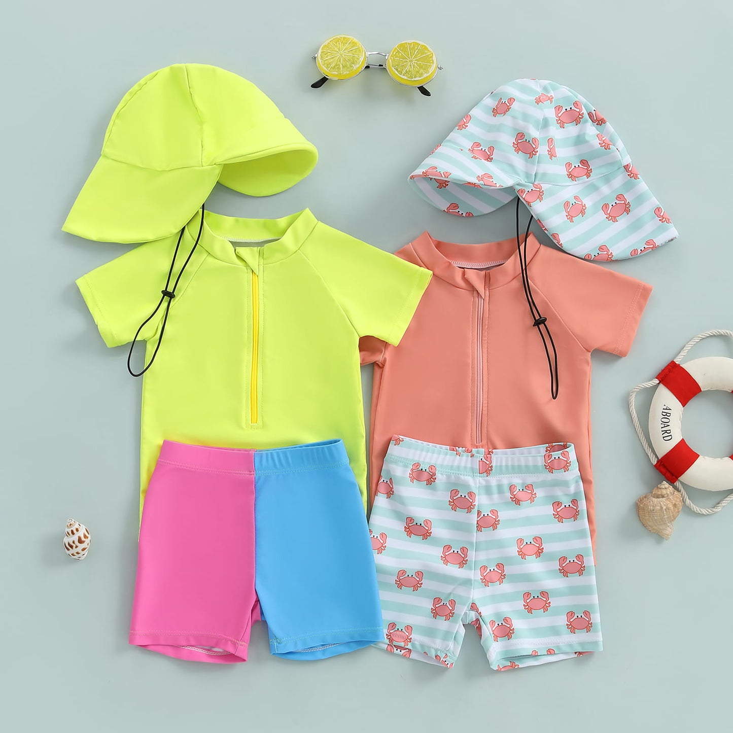 Kids Rash Guard 3-Piece Swim Set