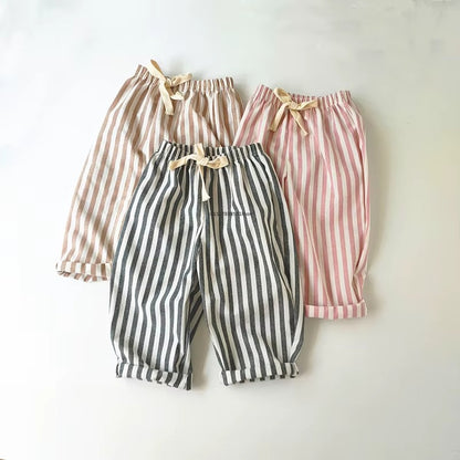 Kids Summer Striped Trousers