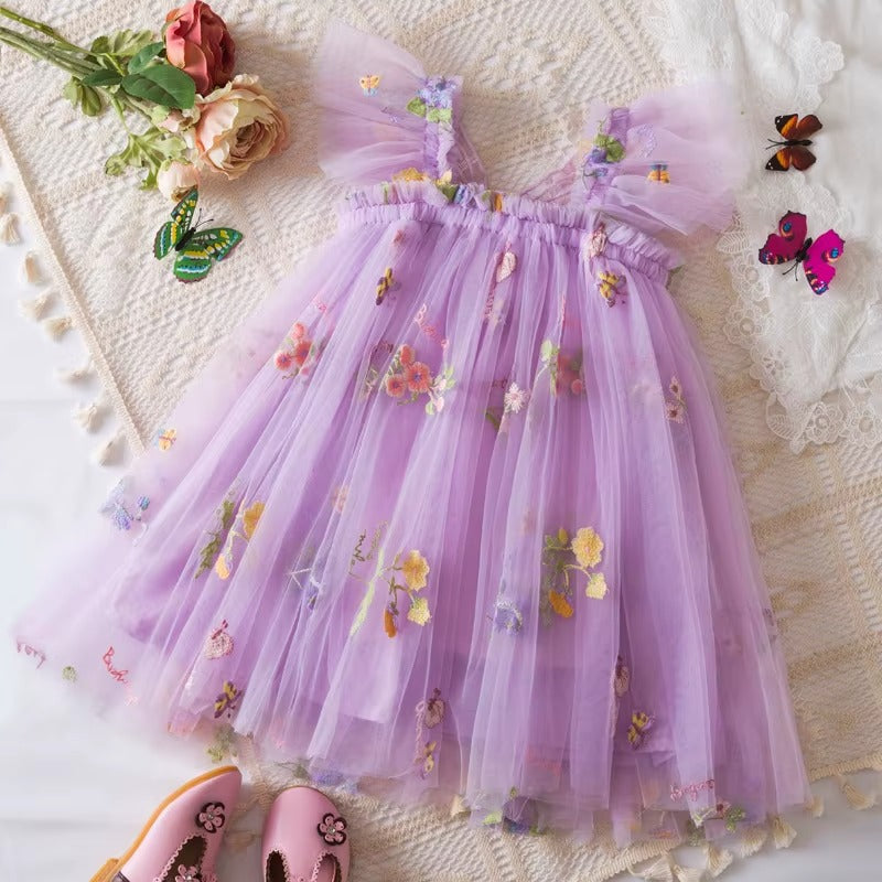 Girls Butterfly Fairy Dress – Elegant, Magical & Made for Special Moments