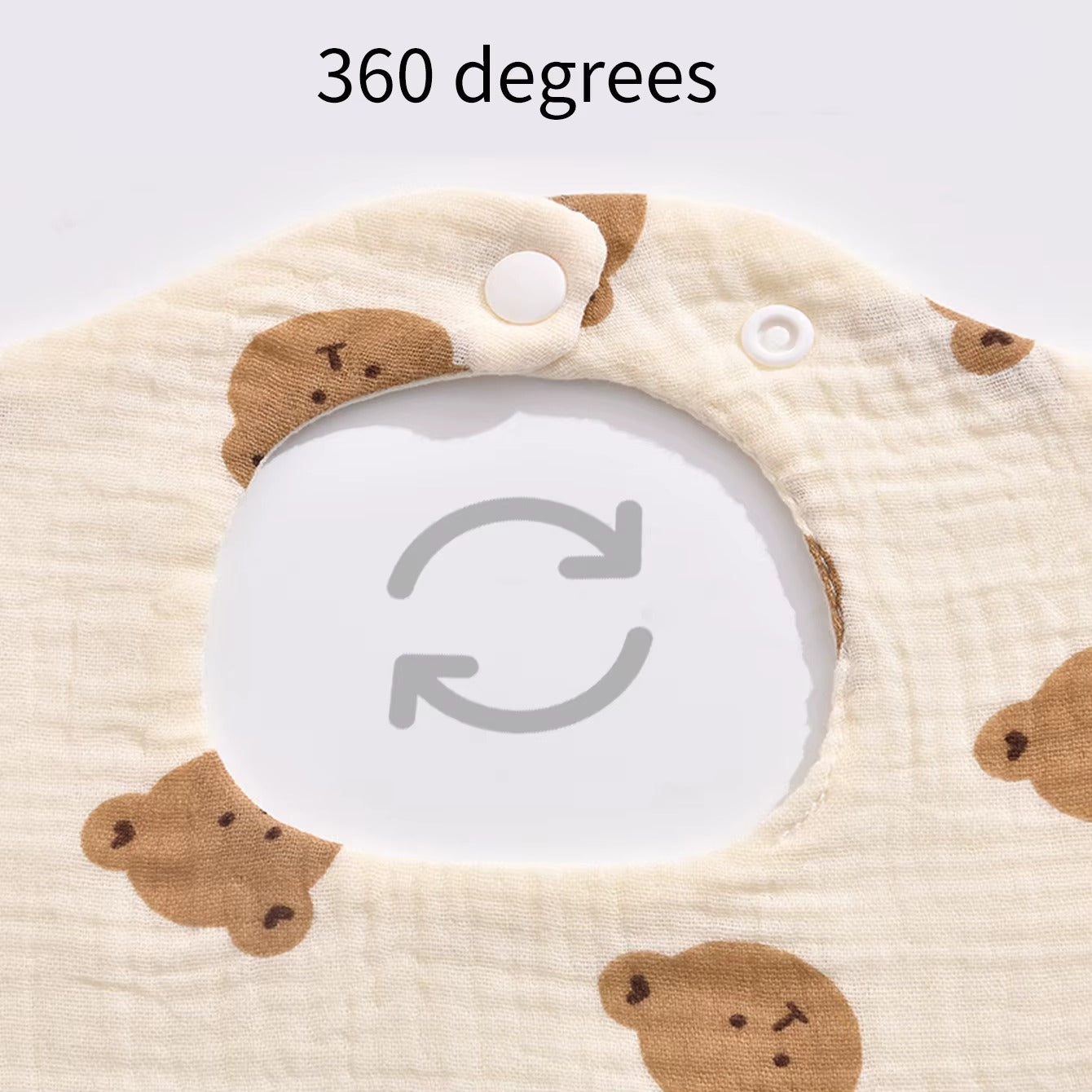 Baby Muslin Snap Bib 4 Piece Set – Soft, Comfortable & Made for Everyday Messes