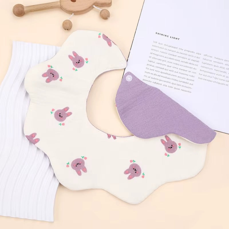 360° Baby Feeding Bib – Soft, Absorbent & Made for Everyday Messes