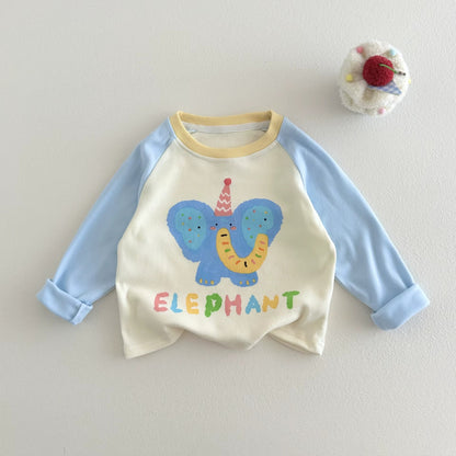 Kids Cartoon Long Sleeve Tee