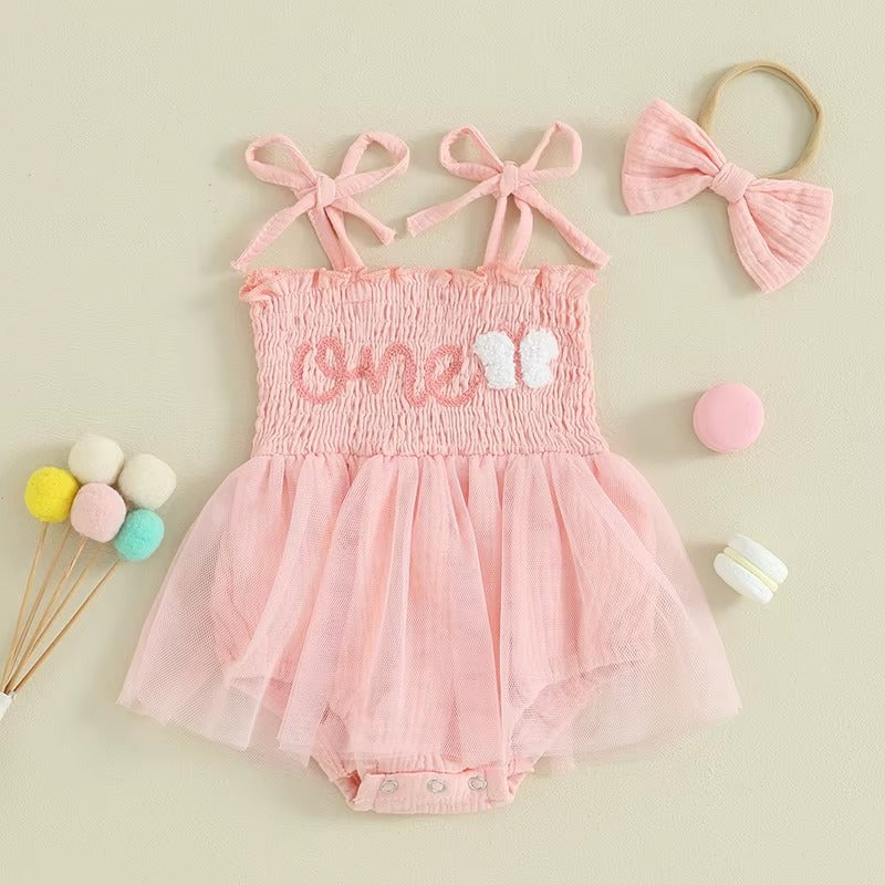 Baby Girl Tutu Romper Dress Set