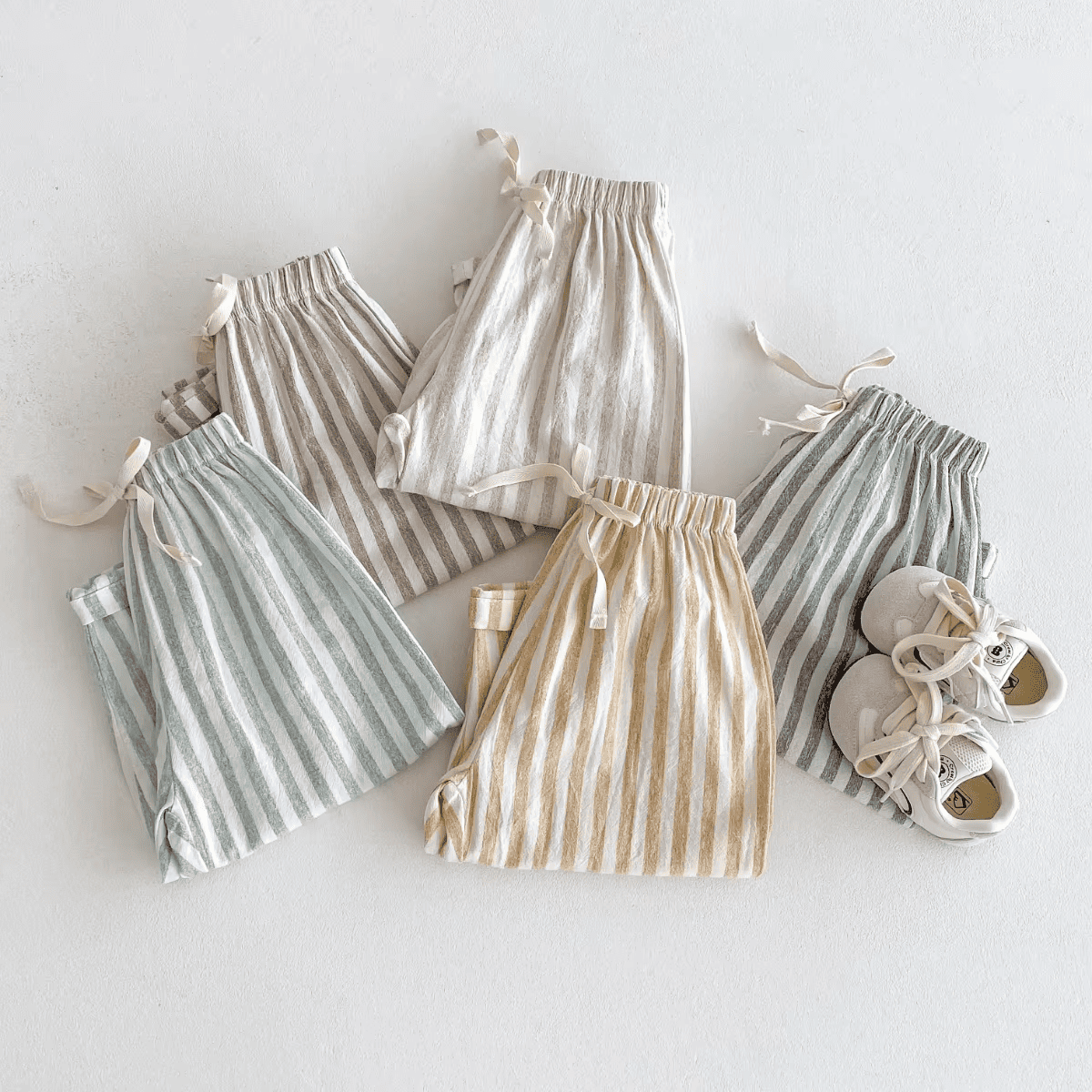 Striped Linen Pants