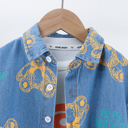 Boys Denim Summer Set