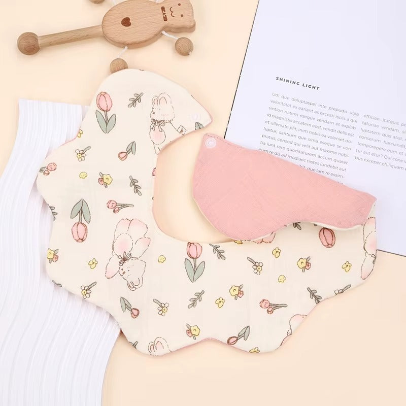 360° Baby Feeding Bib – Soft, Absorbent & Made for Everyday Messes
