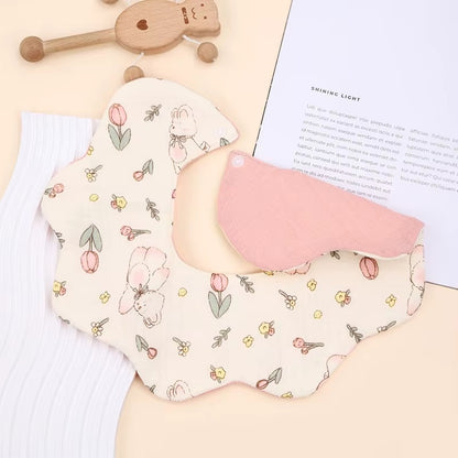 360° Baby Feeding Bib – Soft, Absorbent & Made for Everyday Messes