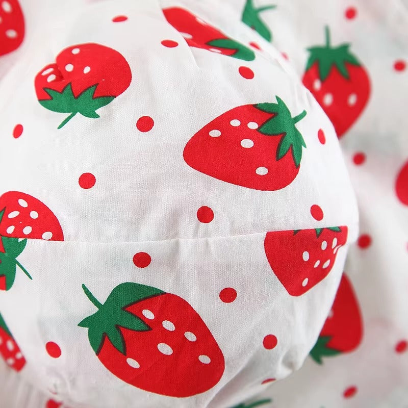 Strawberry Baby Dress & Hat Set – Sweet Summer Outfit