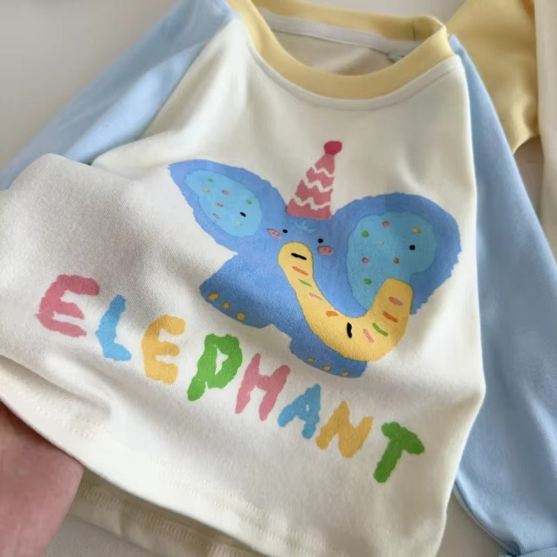 Kids Cartoon Long Sleeve Tee