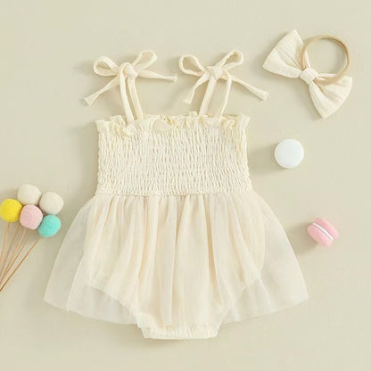 Baby Girl Tutu Romper Dress Set