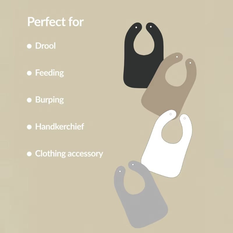 Waterproof Baby Bib – Soft, Absorbent & Made for Everyday Mealtimes