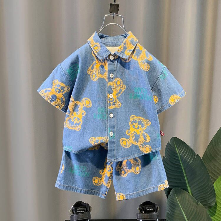 Boys Denim Summer Set