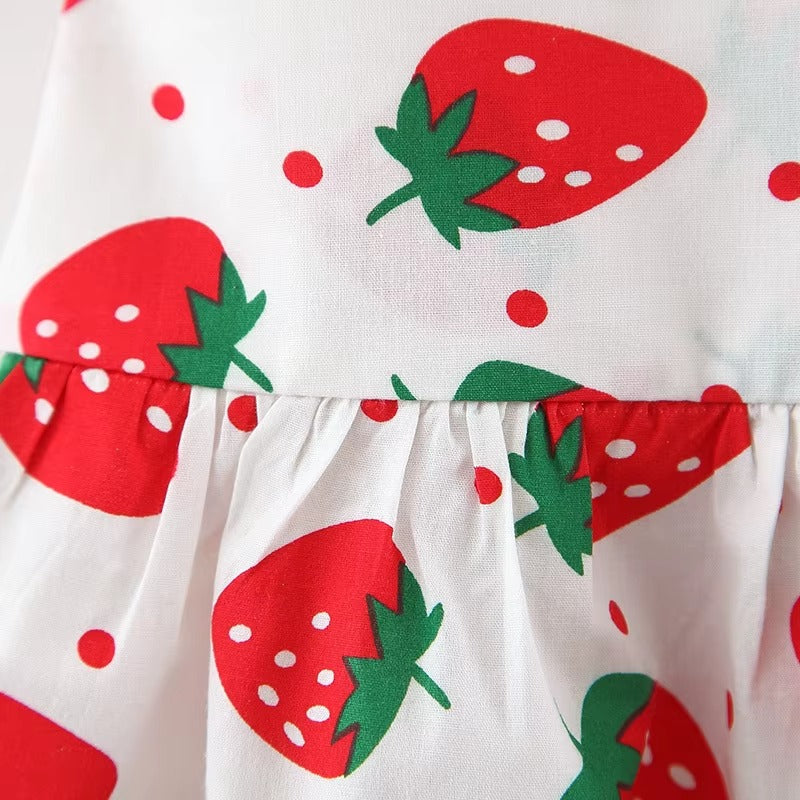 Strawberry Baby Dress & Hat Set – Sweet Summer Outfit