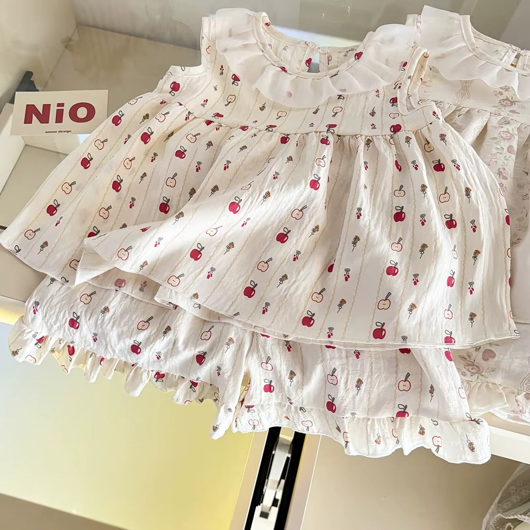 Baby Girl Ruffle Summer Dress Set