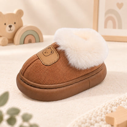 Toddler Plush Winter Slippers