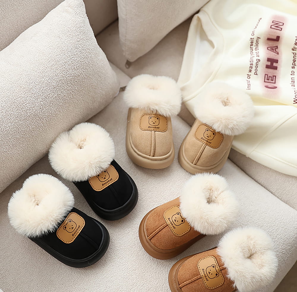 Toddler Plush Winter Slippers