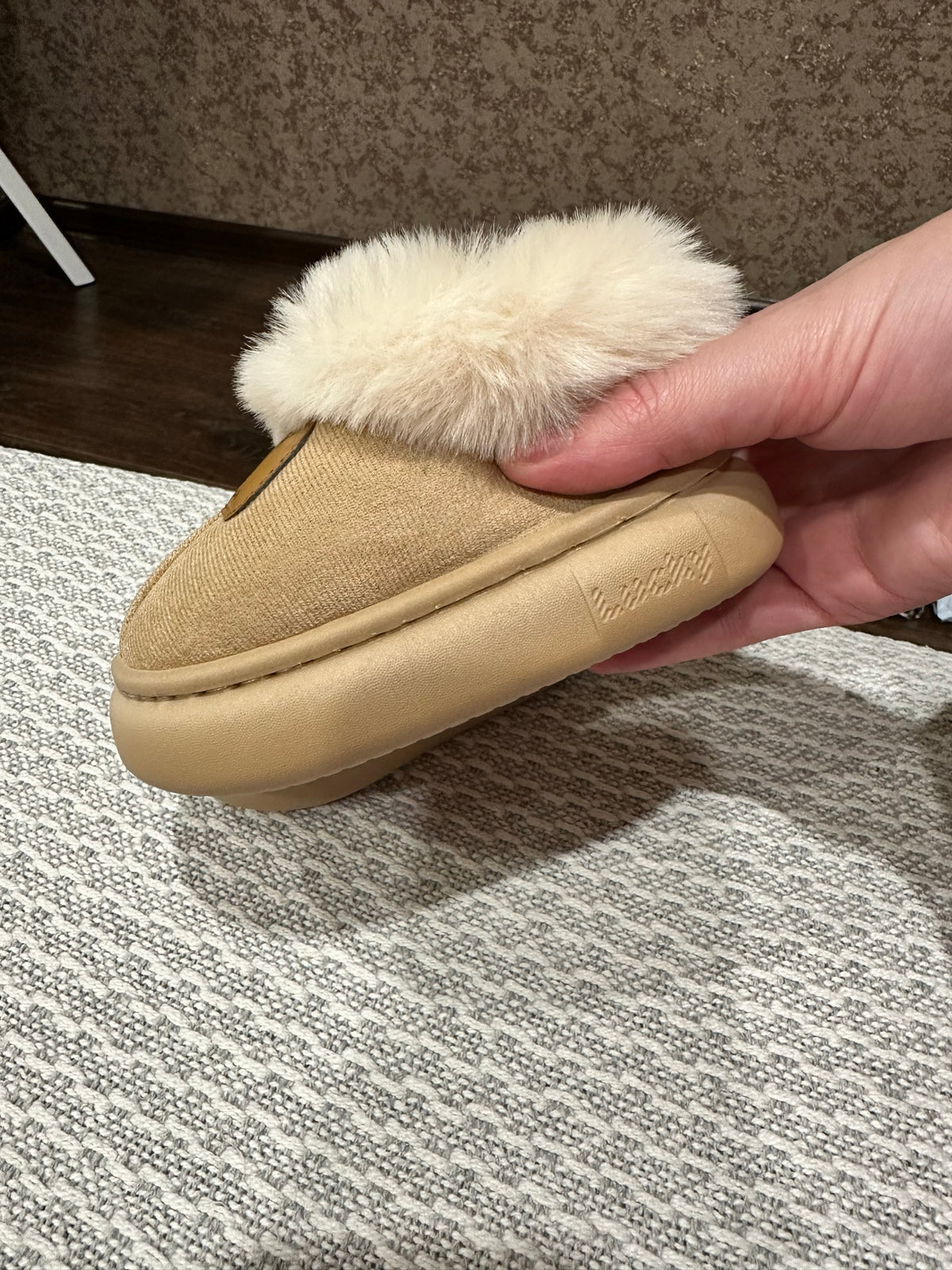 Toddler Plush Winter Slippers