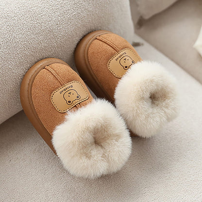 Toddler Plush Winter Slippers