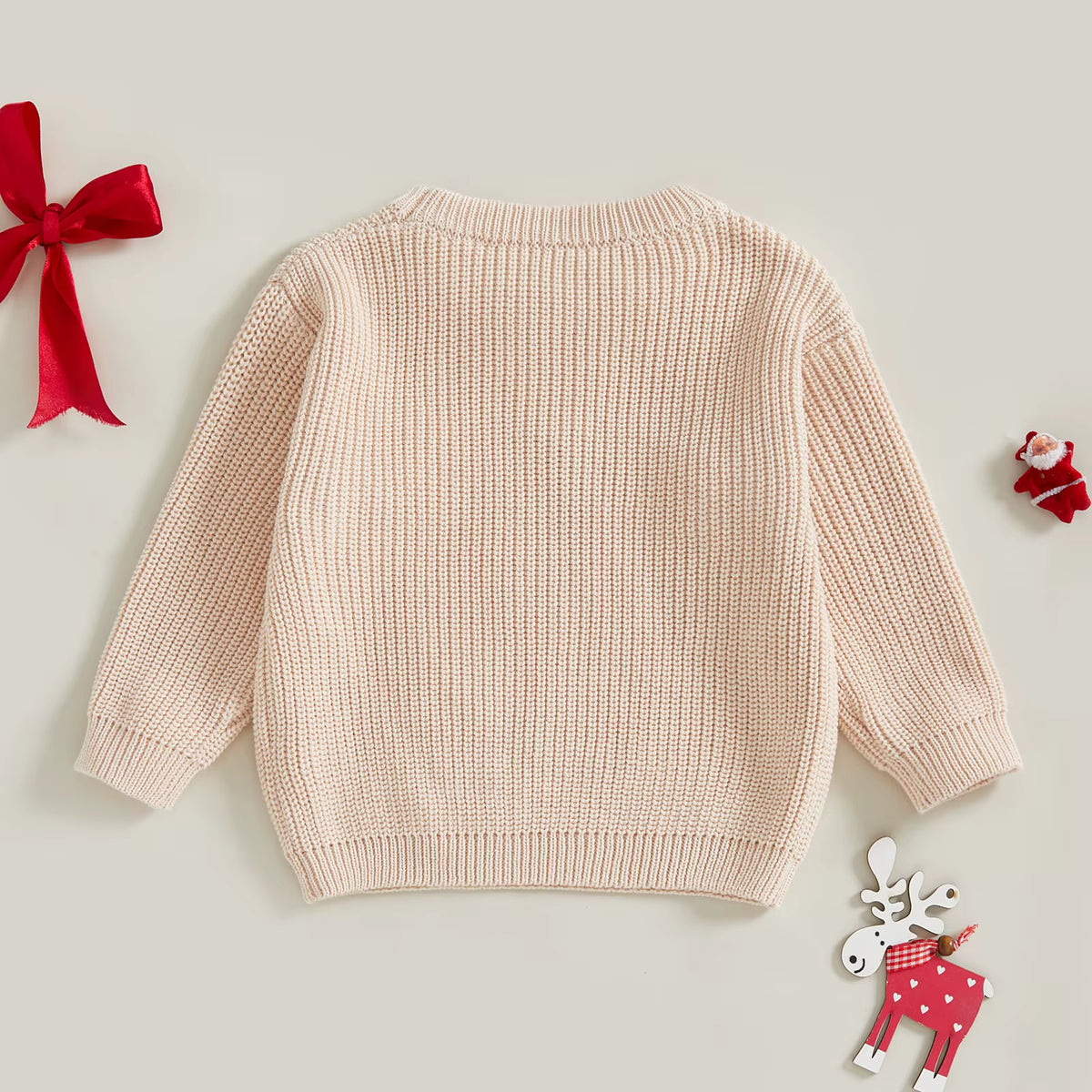 Baby & Toddler Girls Tree Knit Pullover Sweater
