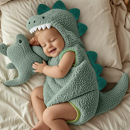 Baby Plush Dinosaur Romper