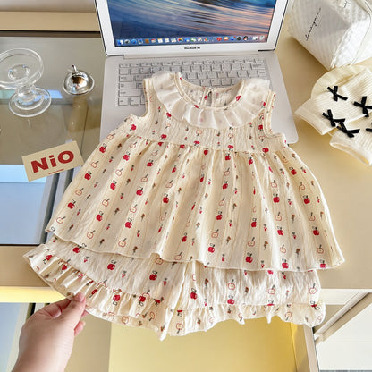 Baby Girl Ruffle Summer Dress Set